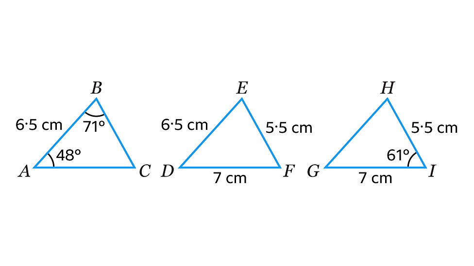 How to construct triangles - BBC Bitesize