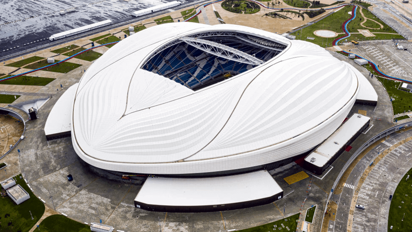 Vista aérea del Estadio Al Yanub, Qatar