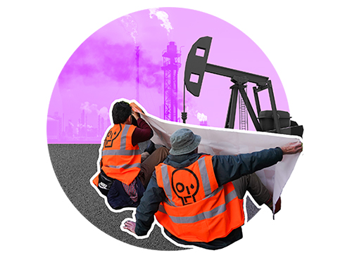 محتجون من حركة