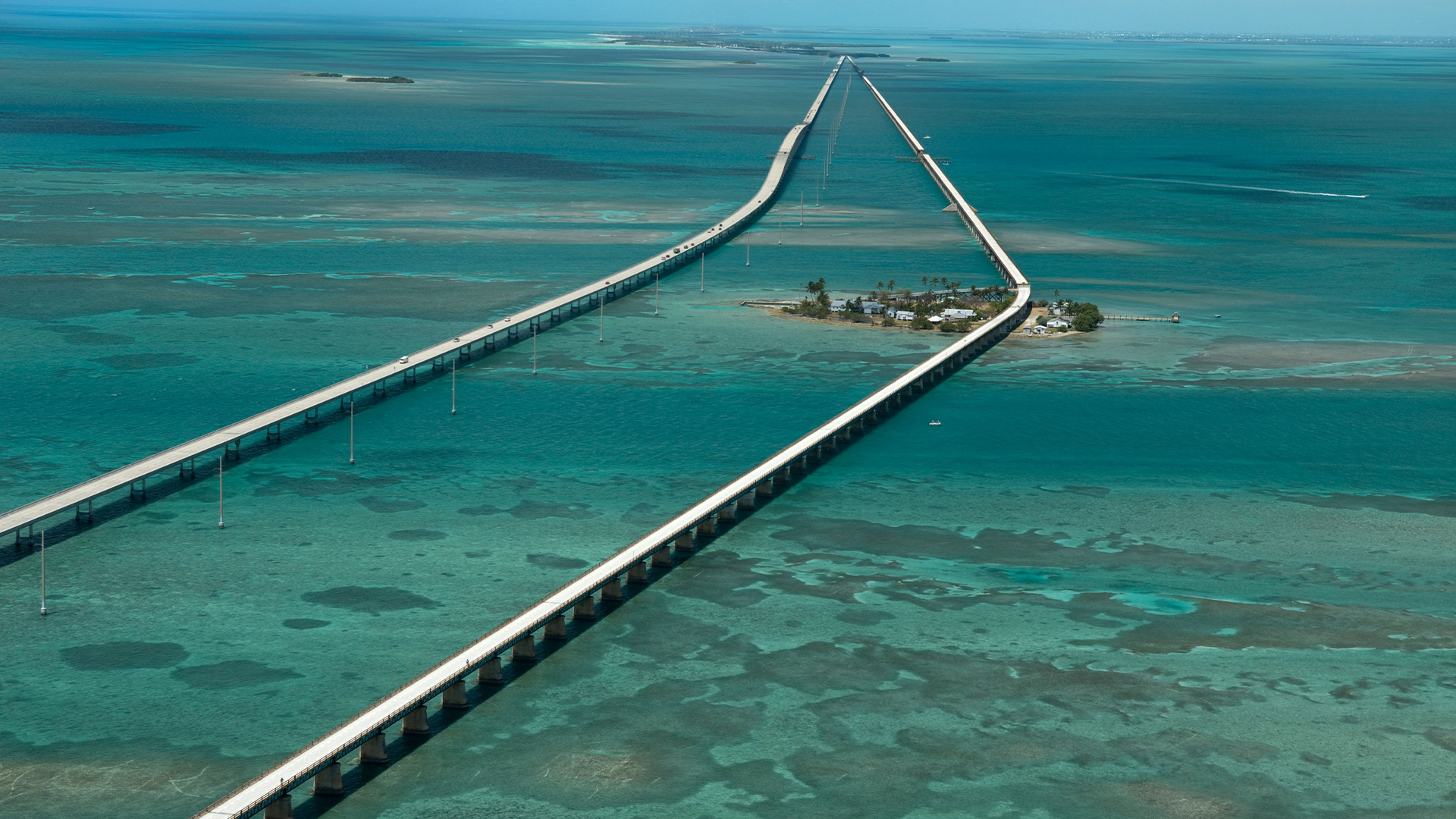 The 113-mile 'floating' US highway