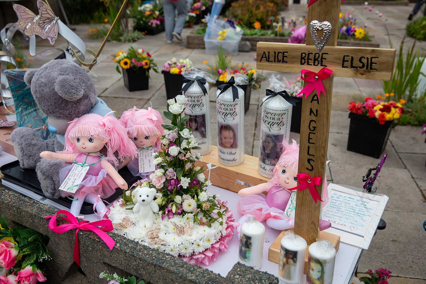 Tributes to three children who were killed in Southport - 8 August 2024