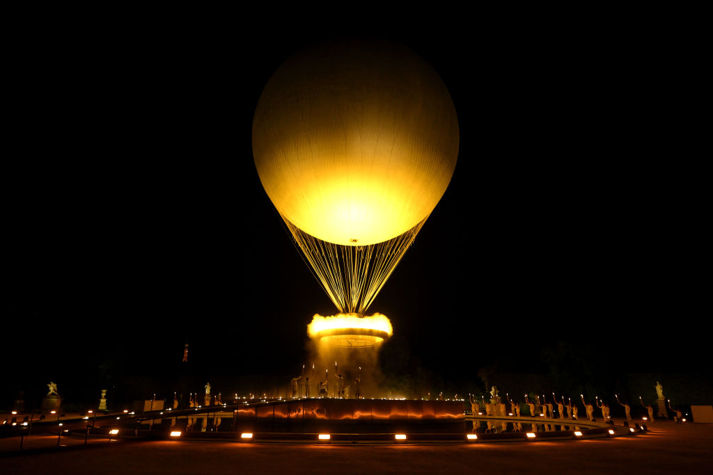 Olympic flame lit during Paralympic Games opening ceremony - August 28, 2024