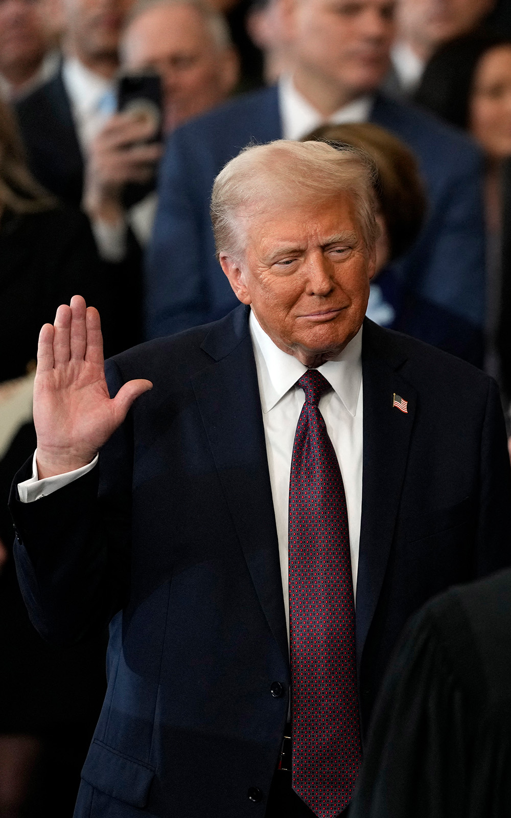 Donald Trump is sworn in as the 47th US President