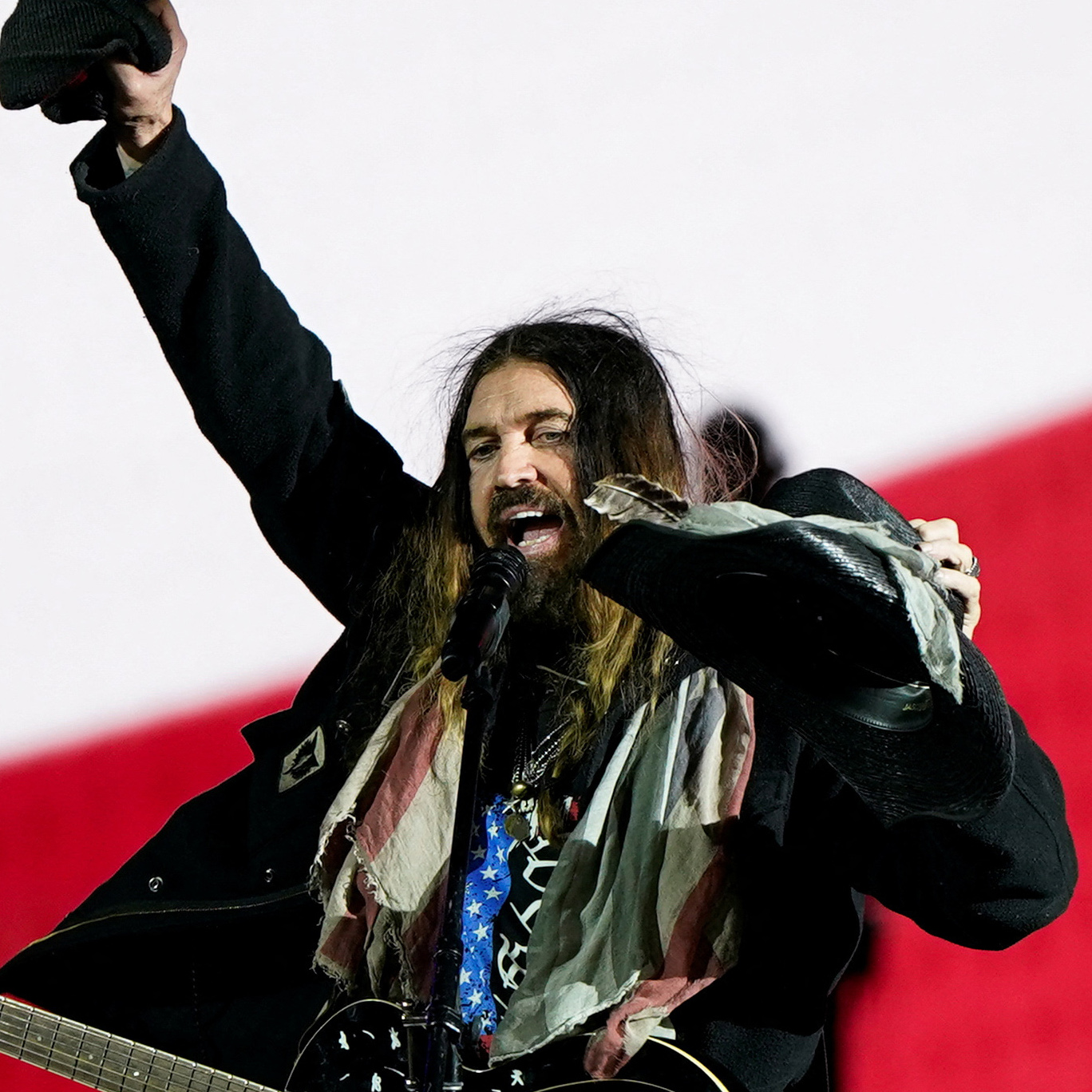 Billy Ray Cyrus performs during the Liberty Ball on Inauguration Day