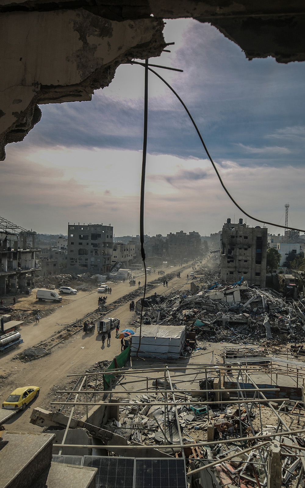 Damage in Gaza