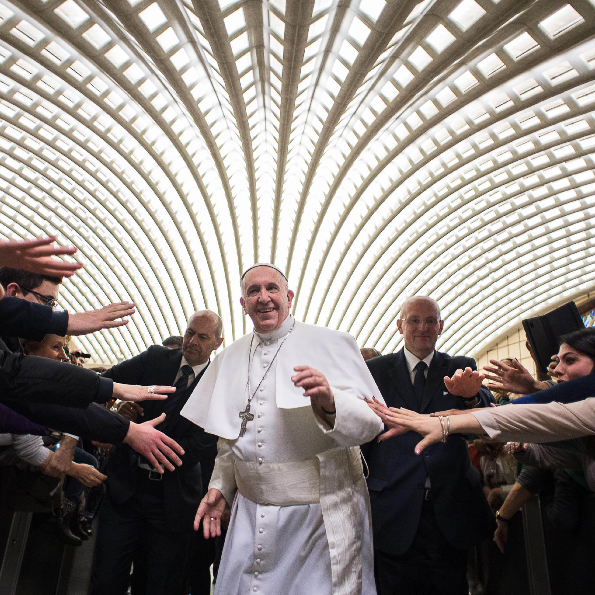 The Pope receives pilgrims from the Diocese of Cassano all'Jonio in the Hall Paul VI