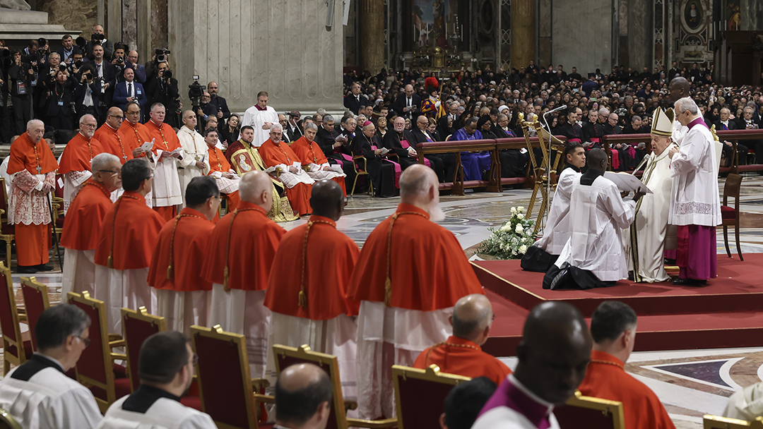Pope Francis presides over a consistory for the creation of new Cardinals at The Vatican in 2024