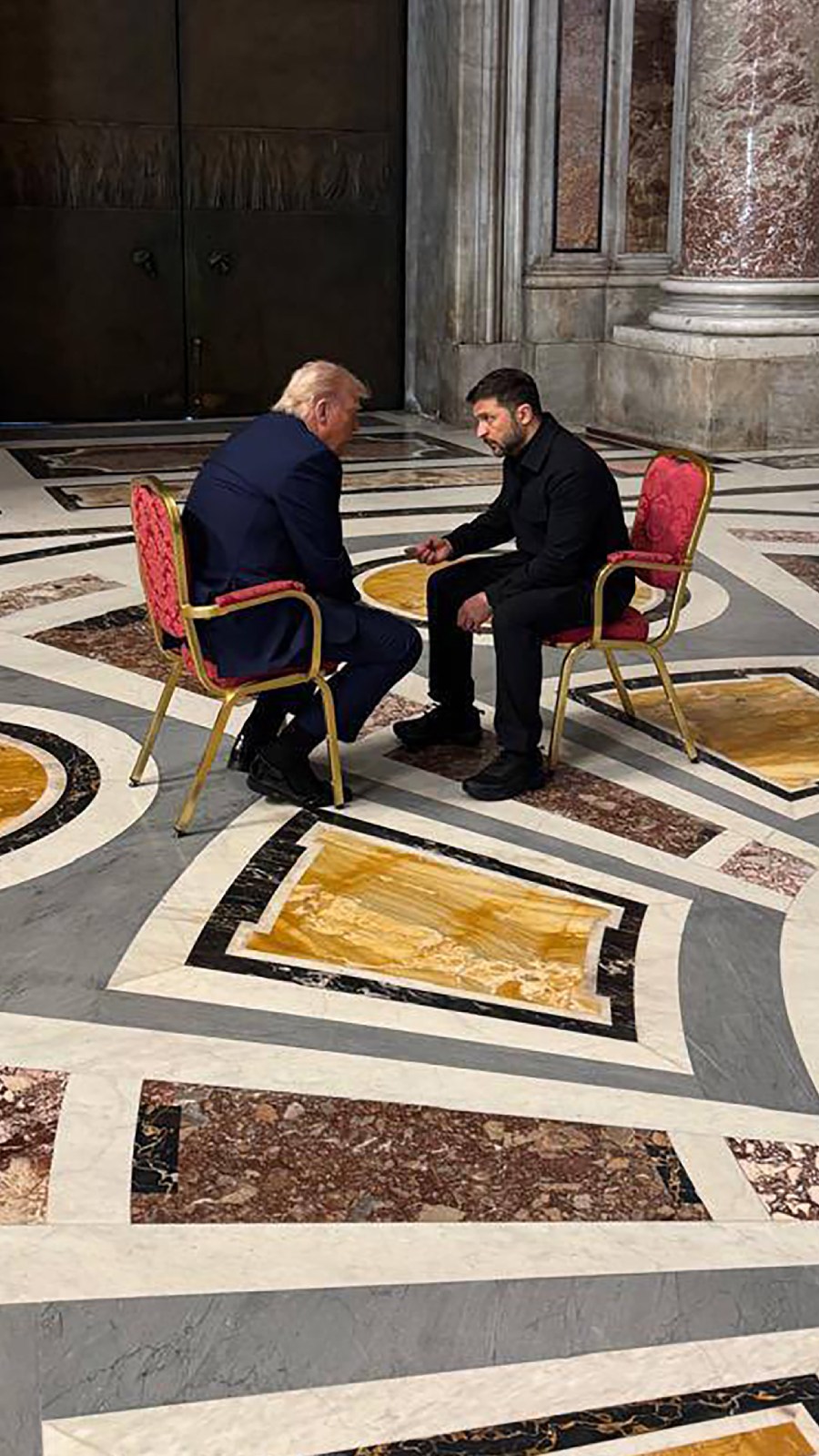 Ukraine's President Volodymyr Zelensky meets US President Donald Trump