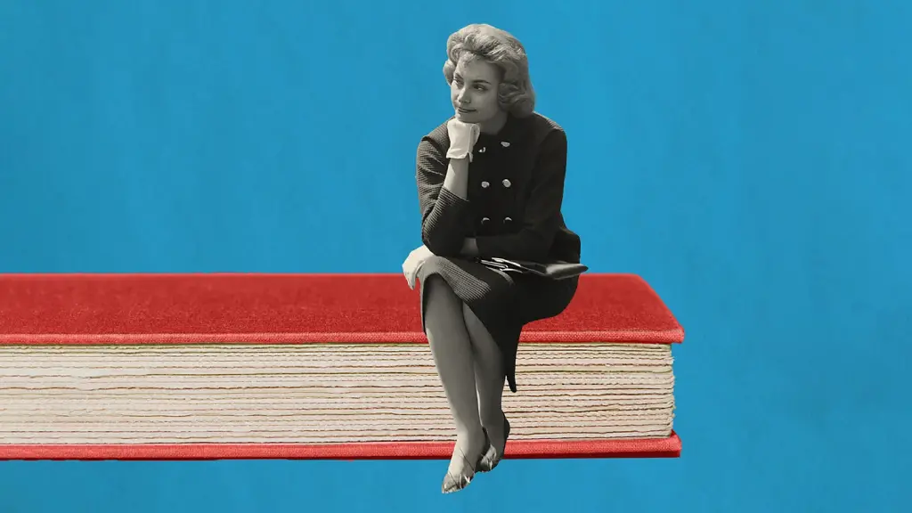 A collage showing a boy jumping from a diving board into a red book (Credit: Getty Images/ BBC)