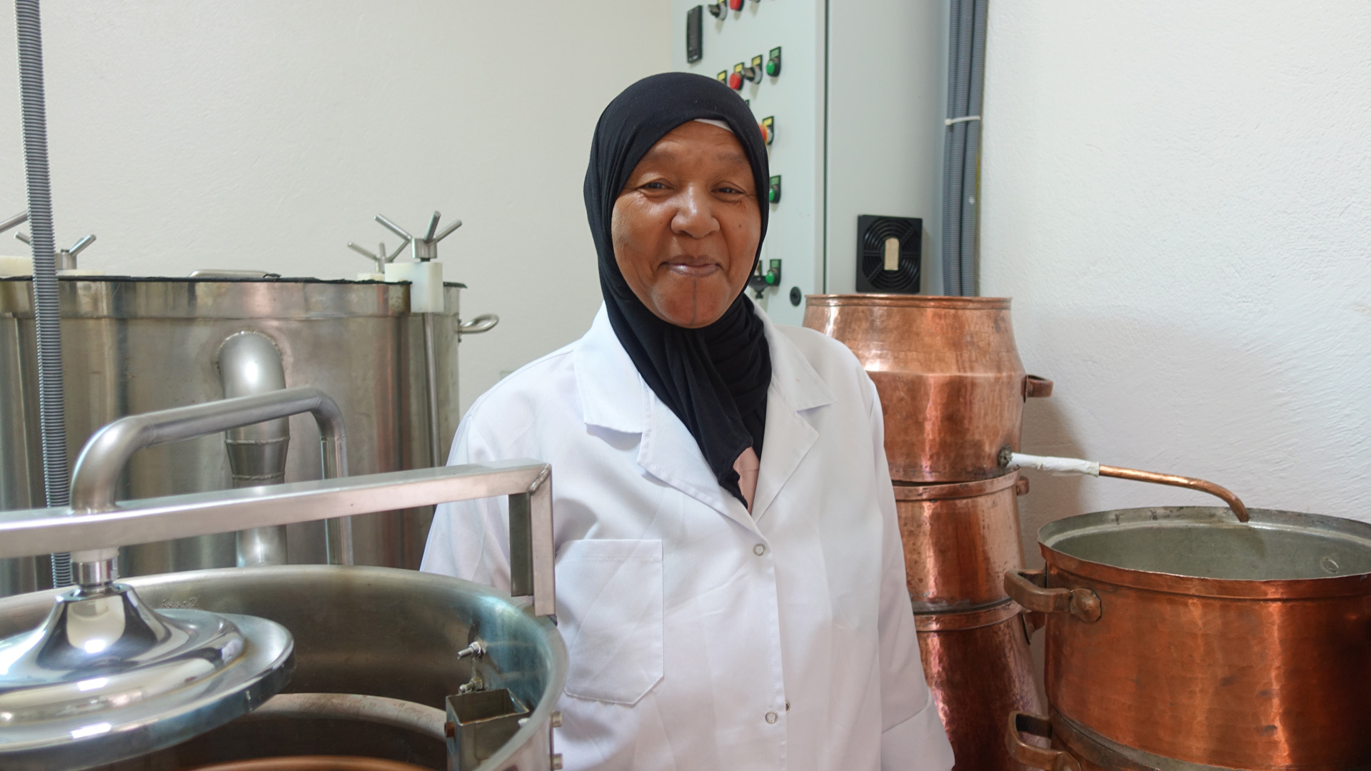 A worker at the Icarda Seed Bank (Credit: Monica Whitlock)