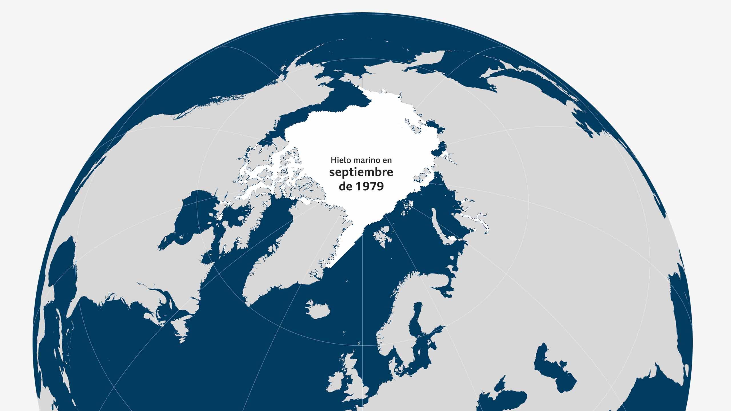 Mapa que muestra la extensión del hielo marino en septiembre de 1979