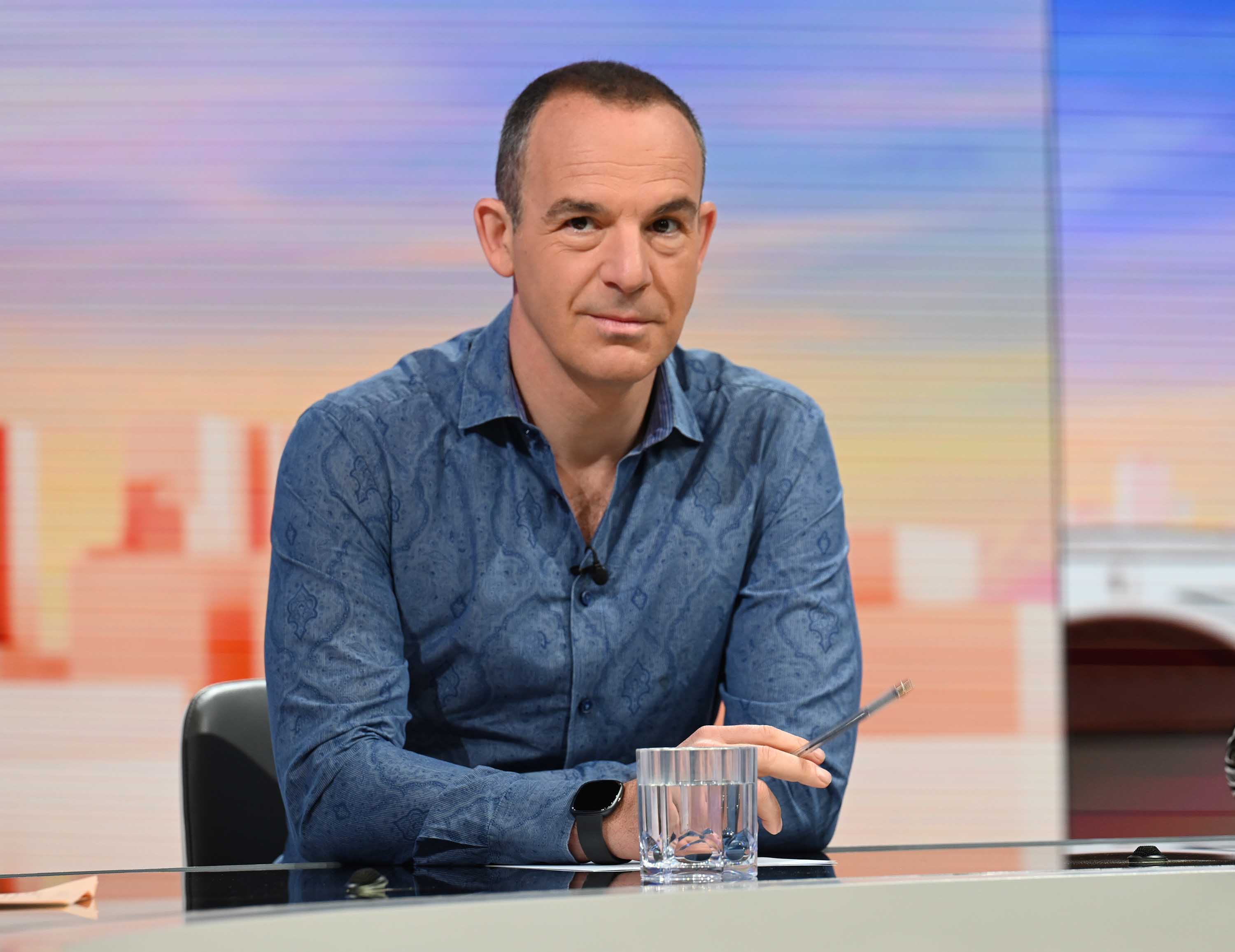 Martin Lewis appearing on Sunday with Laura Kuenssberg
