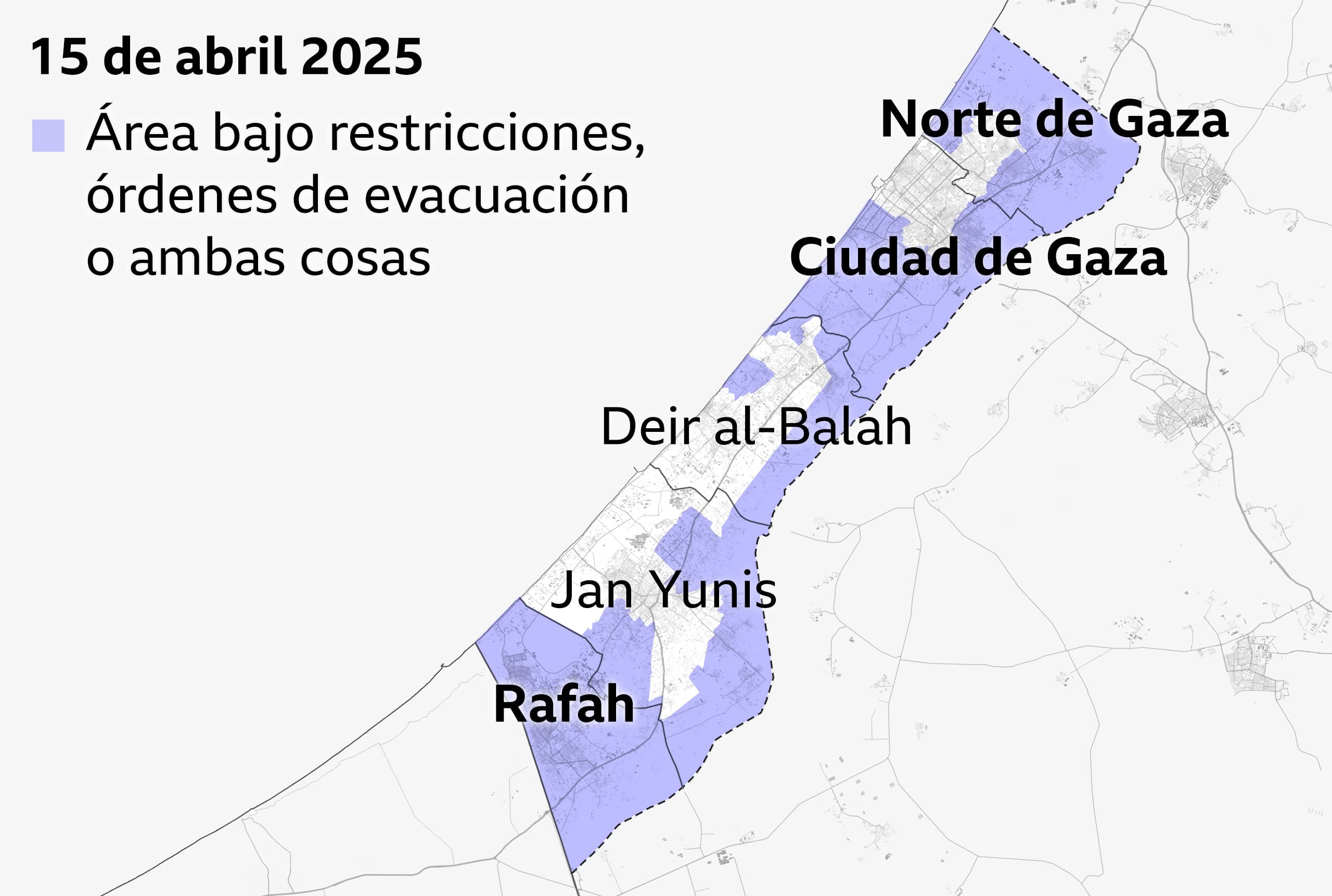 Mapas e imágenes satelitales de la devastación en Gaza - BBC News Mundo