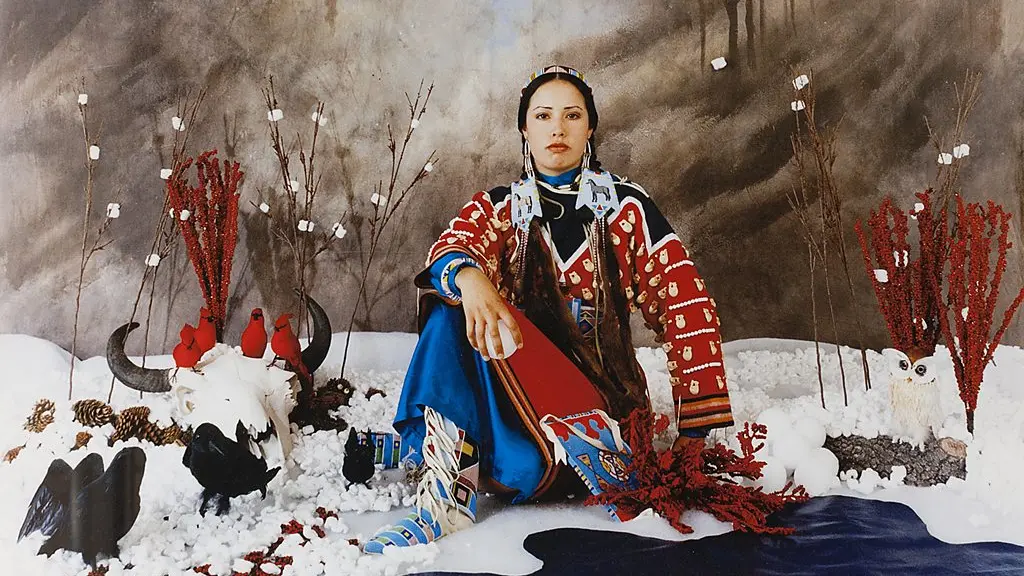 Winter by Wendy Red Star, part of the Winter Count: Embracing the Cold at the National Gallery of Canada (Credit: Wendy Red Star)