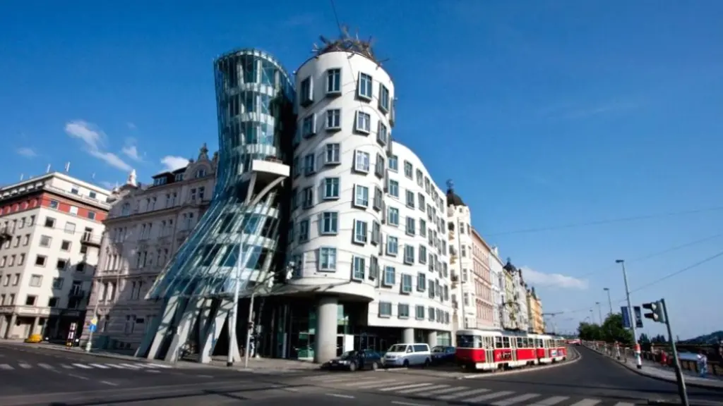 An artistic portrait of the Walt Disney Concert Hall