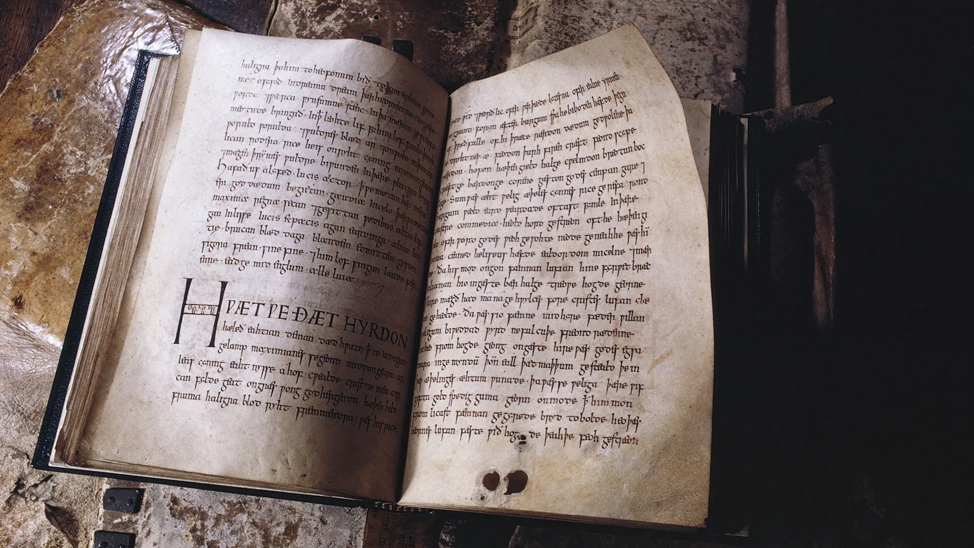 An old book from the middle ages