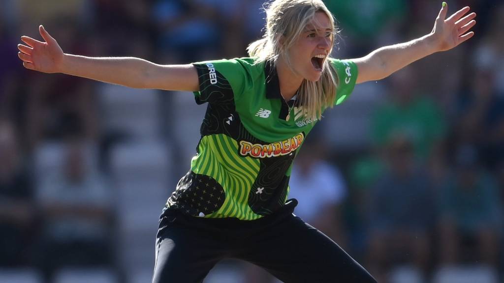 Southern Brave bowler Lauren Bell appeals