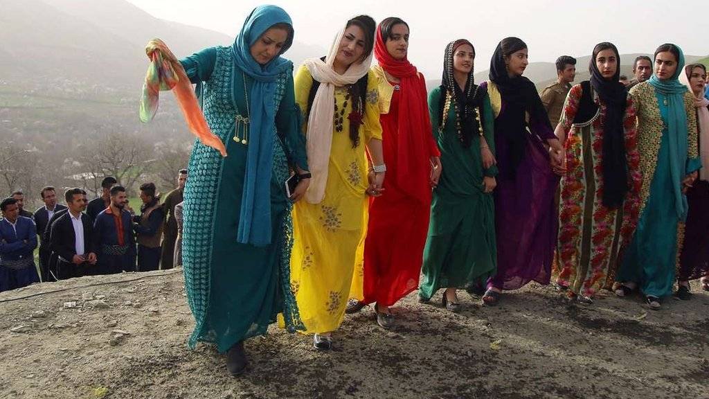 جشن نوروز در روستای ژنین کردستان