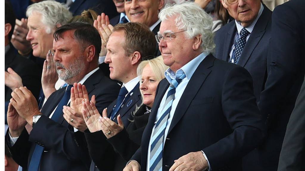 Bill Kenwright in the stands