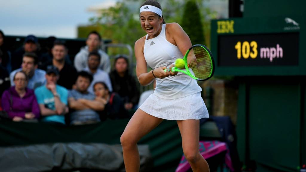 Jelena Ostapenko of Latvia