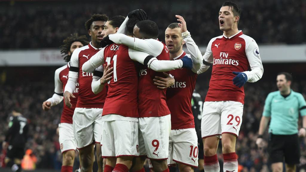 Arsenal celebrate