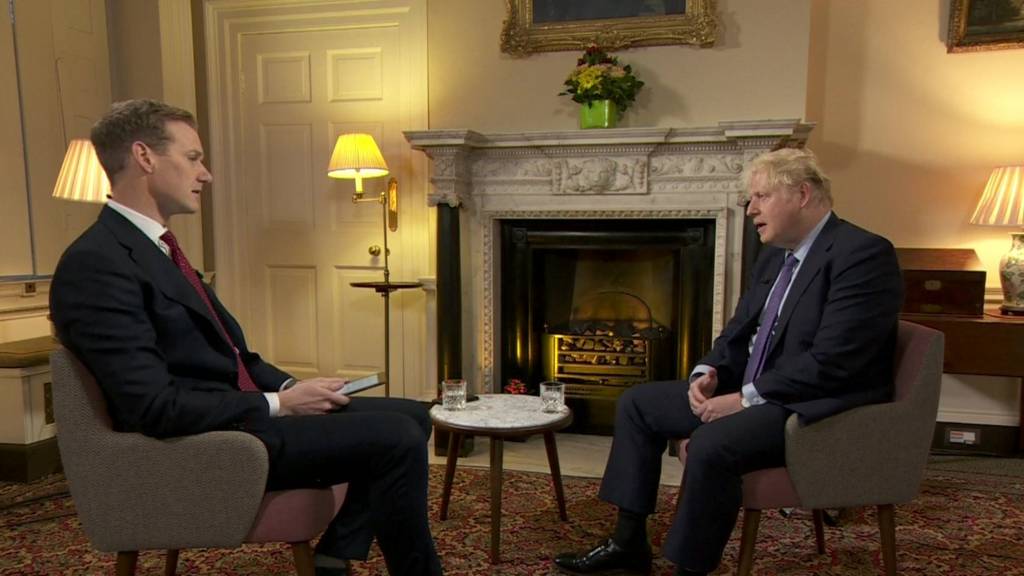 Boris Johnson interviewed by Dan Walker