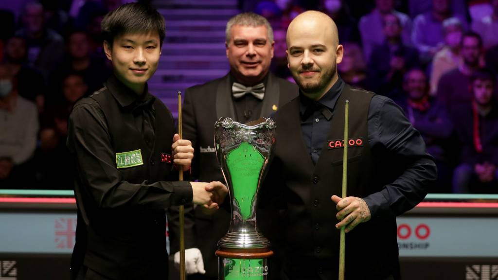 watch uk snooker championship live luca brecel v zhao xintong in final plus scores live text live bbc sport