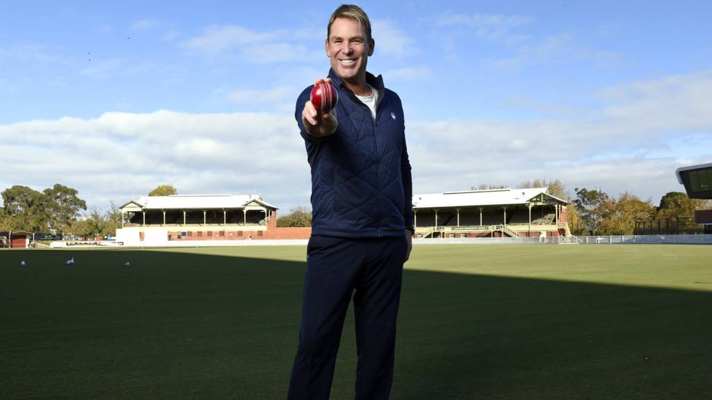 Shane Warne during a photoshoot in 2018