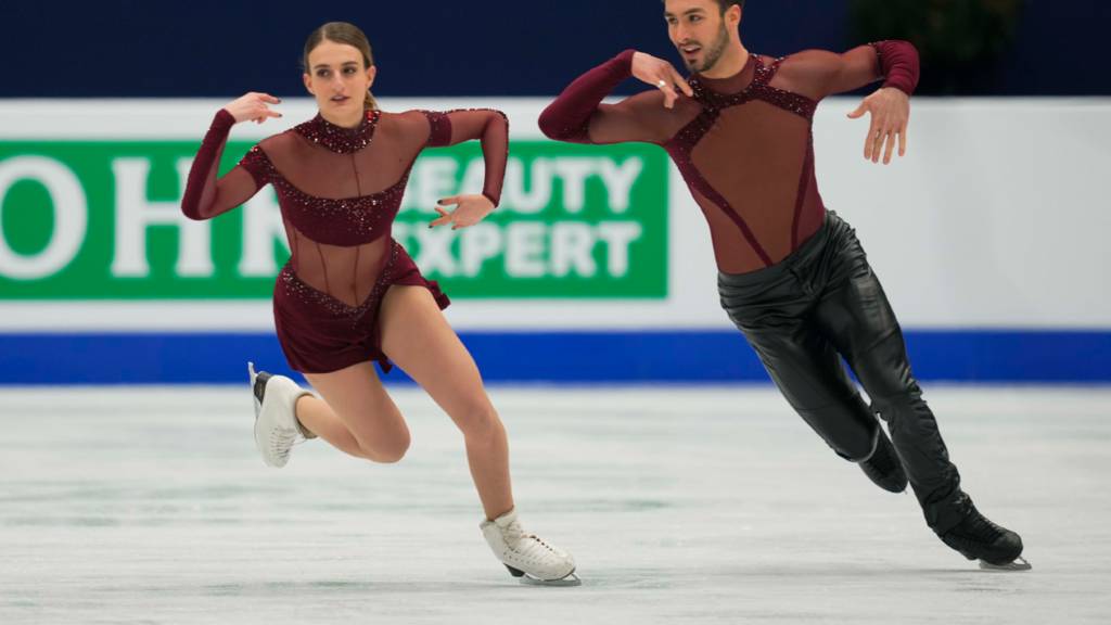 France's ice dance champions Gabriella Papadakis and Guillaume Cizeron