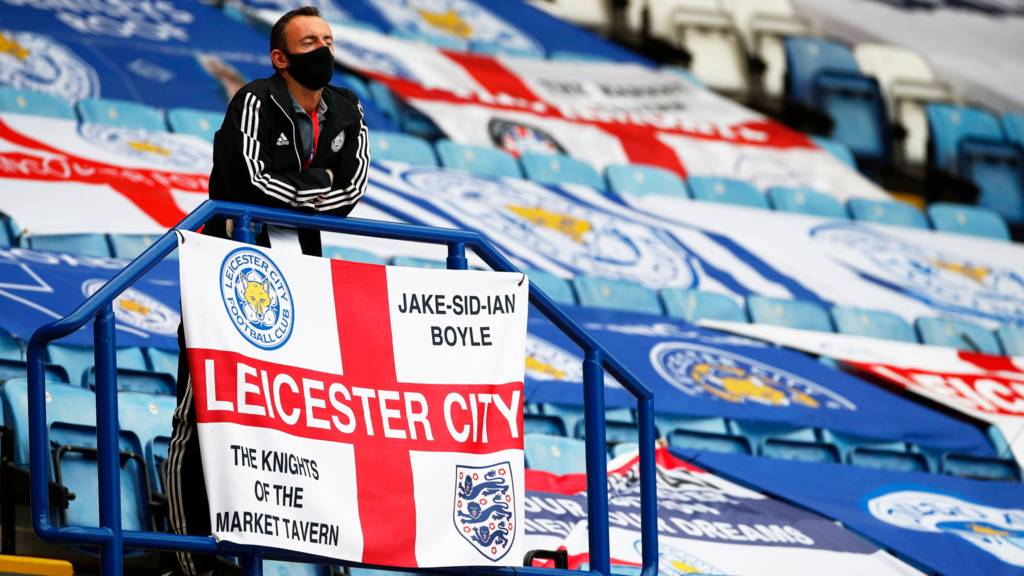 A Leicester member of staff at the Kingpower Stadium