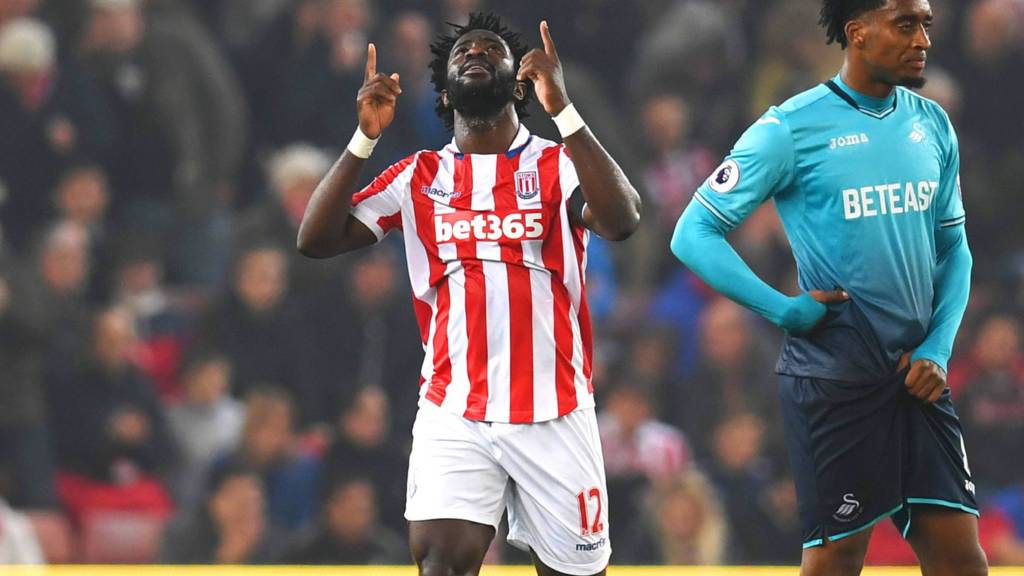Wilfried Bony celebrates