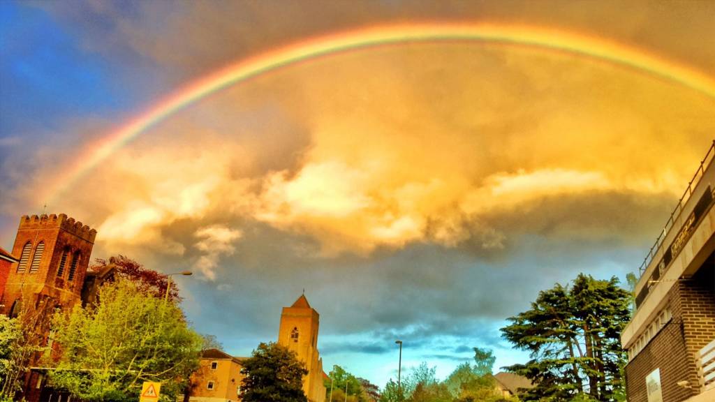 Rainbow over Oxford