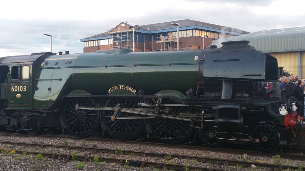 Flying Scotsman at Gloucester