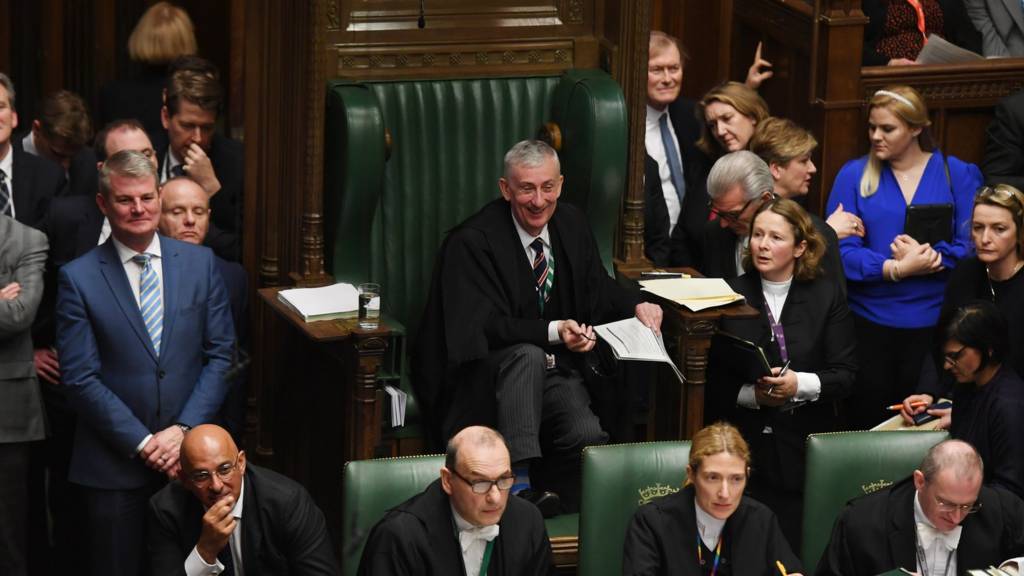 Speaker Sir Lindsay Hoyle