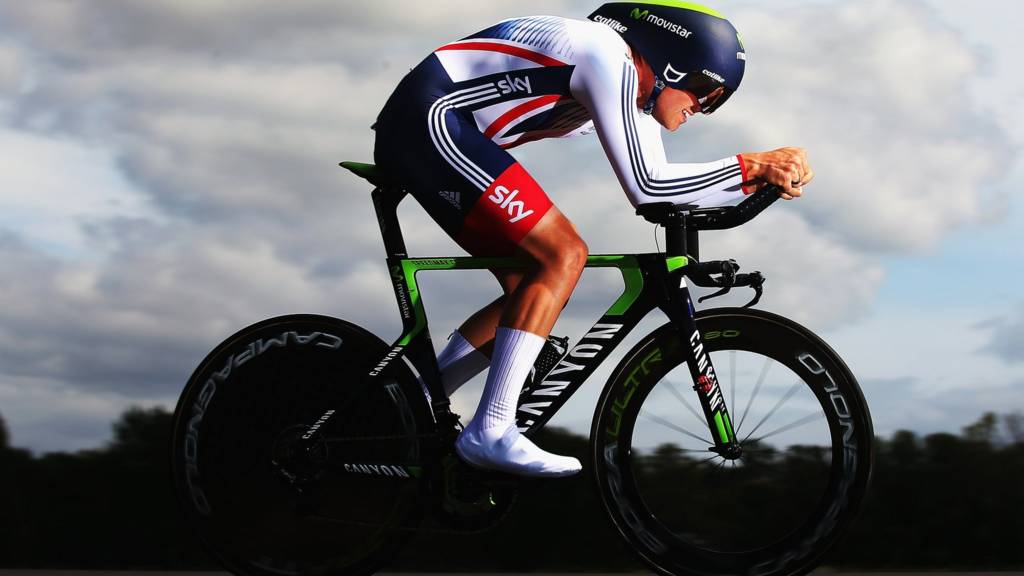 Alex Dowsett of Great Britain in action