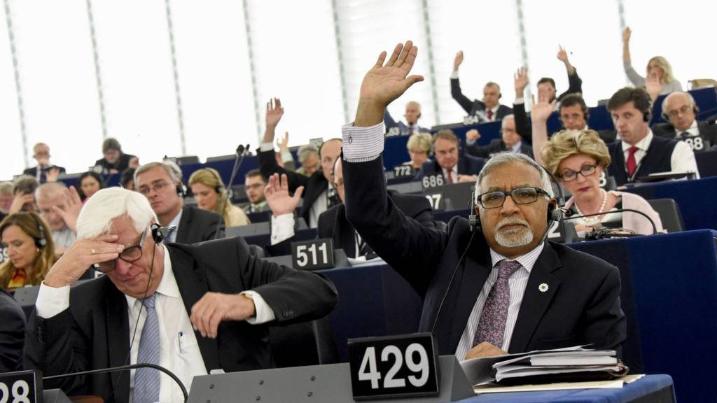 Voting in Strasbourg