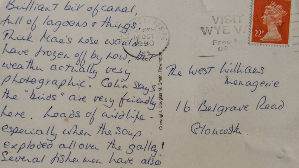Fred and Rosemary West postcard