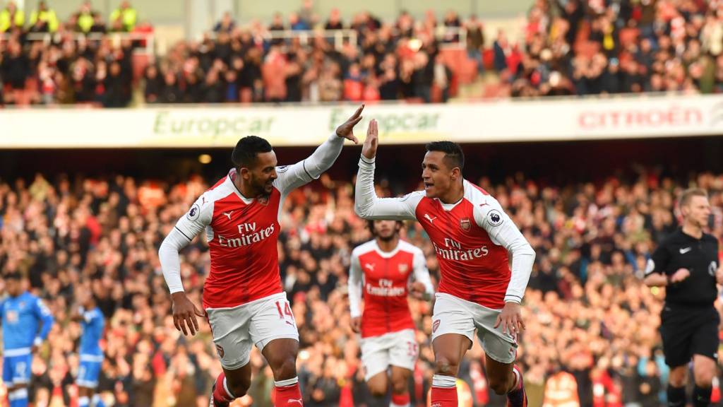 Walcott and Sanchez