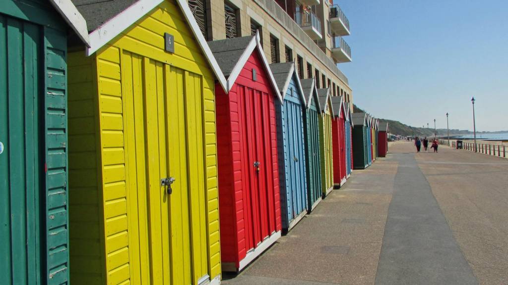 Boscombe beach huts