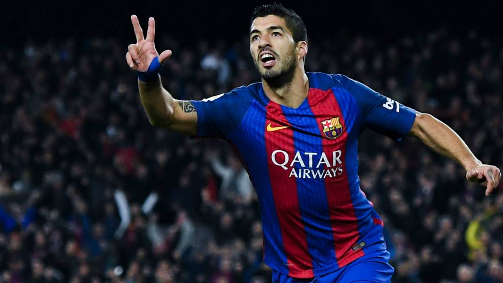 Luis Suarez of Barcelona