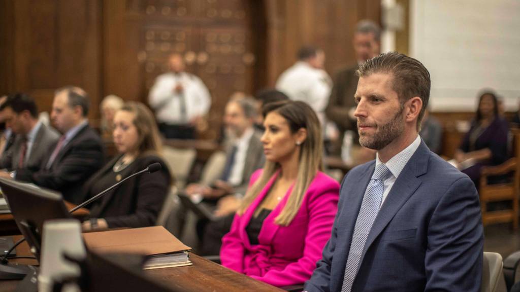 Trump fraud trial live updates Eric Trump testifies BBC News