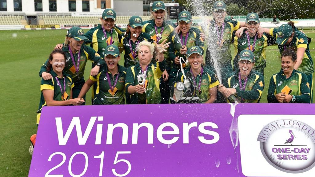 Australia team celebrate