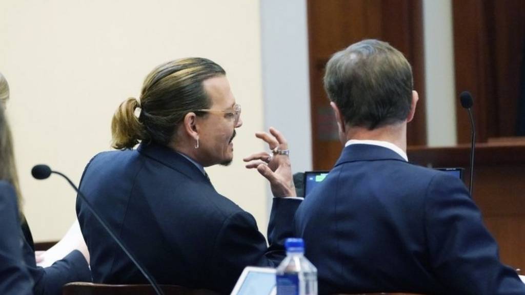 Johnny Depp in court