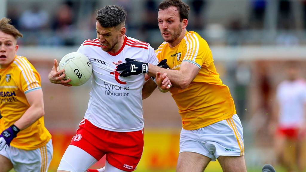 Action from Antrim against Tyrone