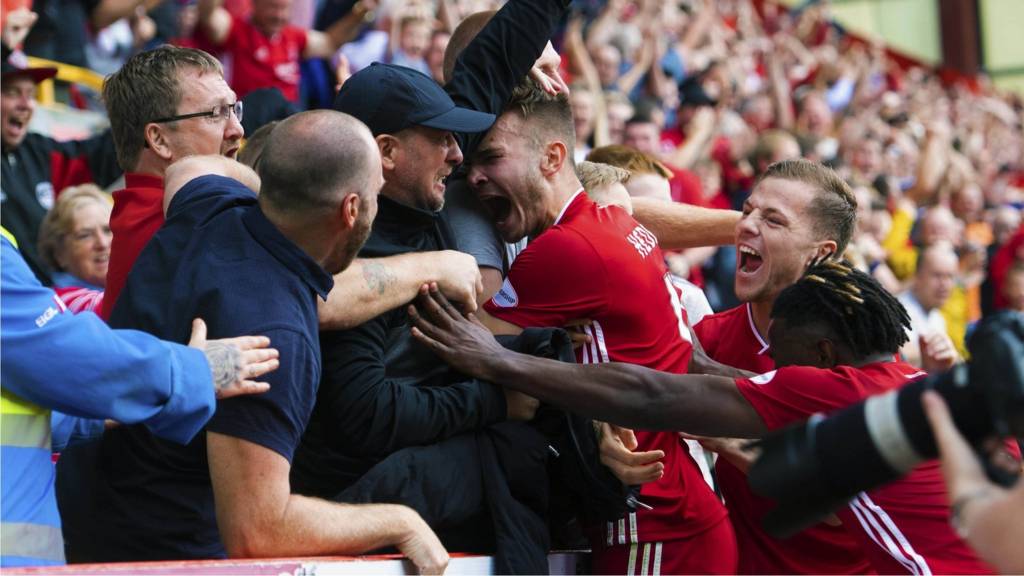 Reaction to Aberdeen's dramatic late win over Hearts - Live - BBC ...