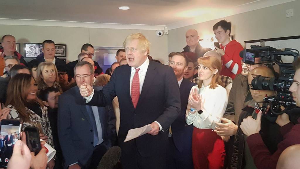 Boris Johnson in Sedgefield
