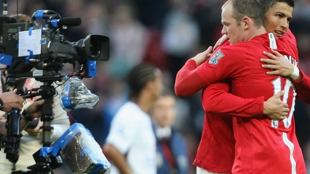 Wayne Rooney and Cristiano Ronaldo