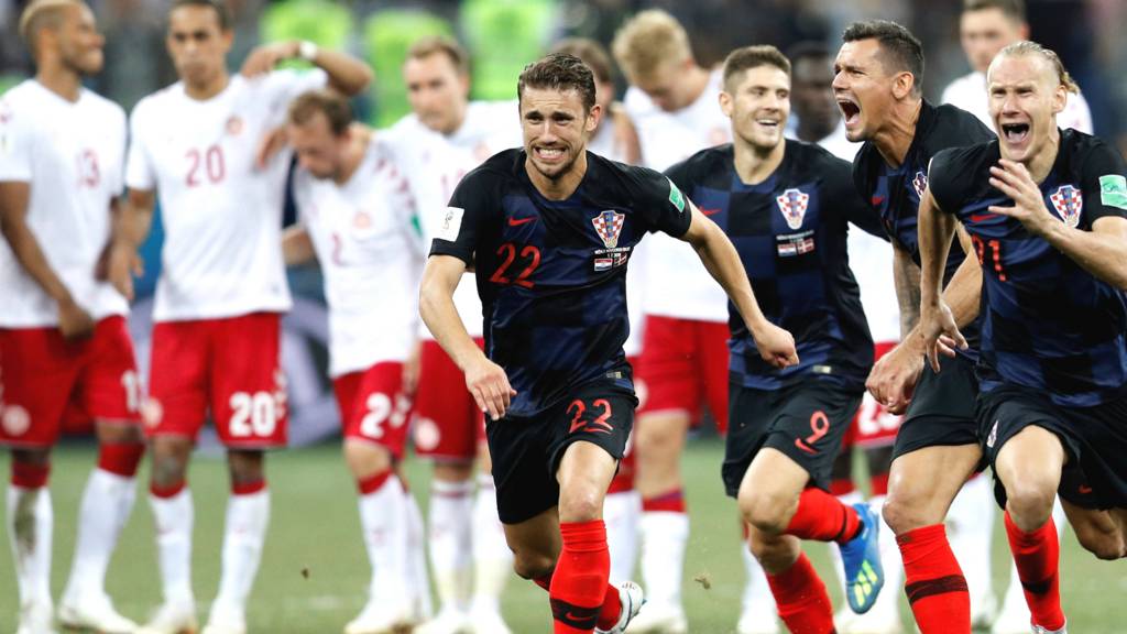 Catch-up: Fifa World Cup last 16 - Croatia v Denmark - Live - BBC Sport