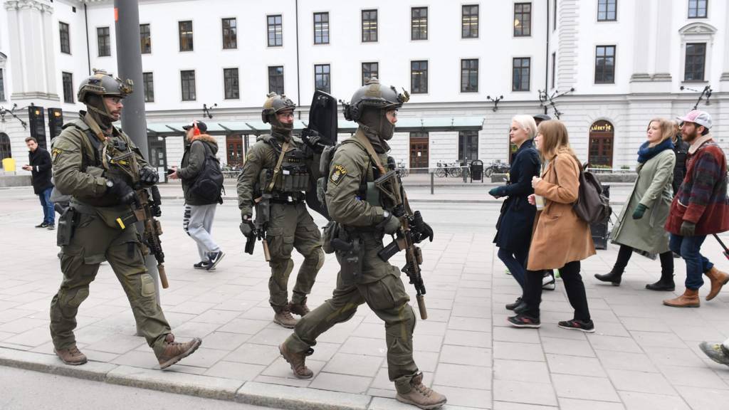 Полиция в Стокгольме