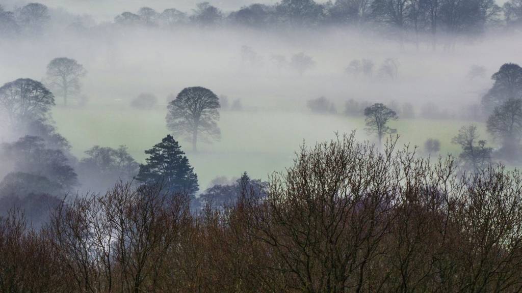 Hope Valley in the mist